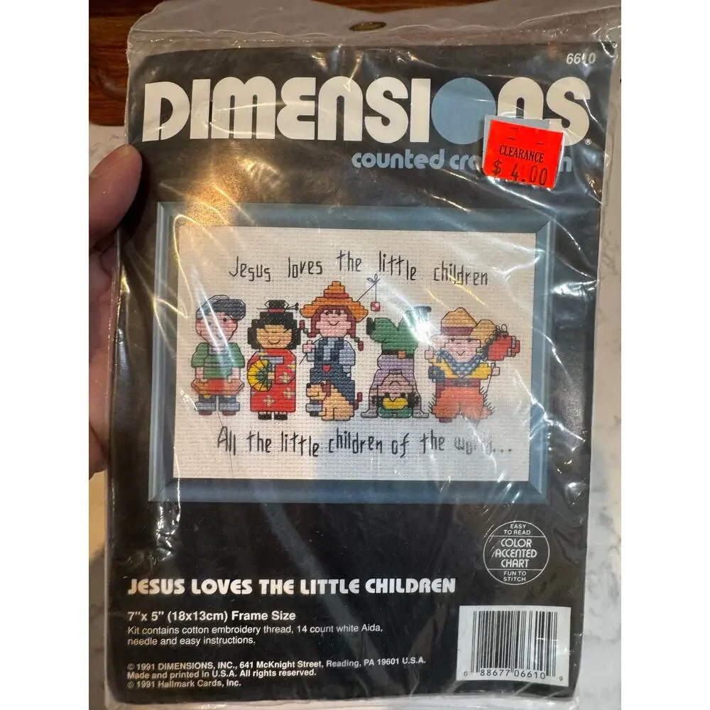 Vintage dimensions counted